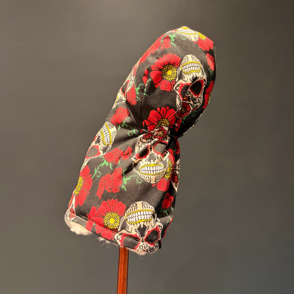 Fairway wood fitted headcover - Skulls & Roses