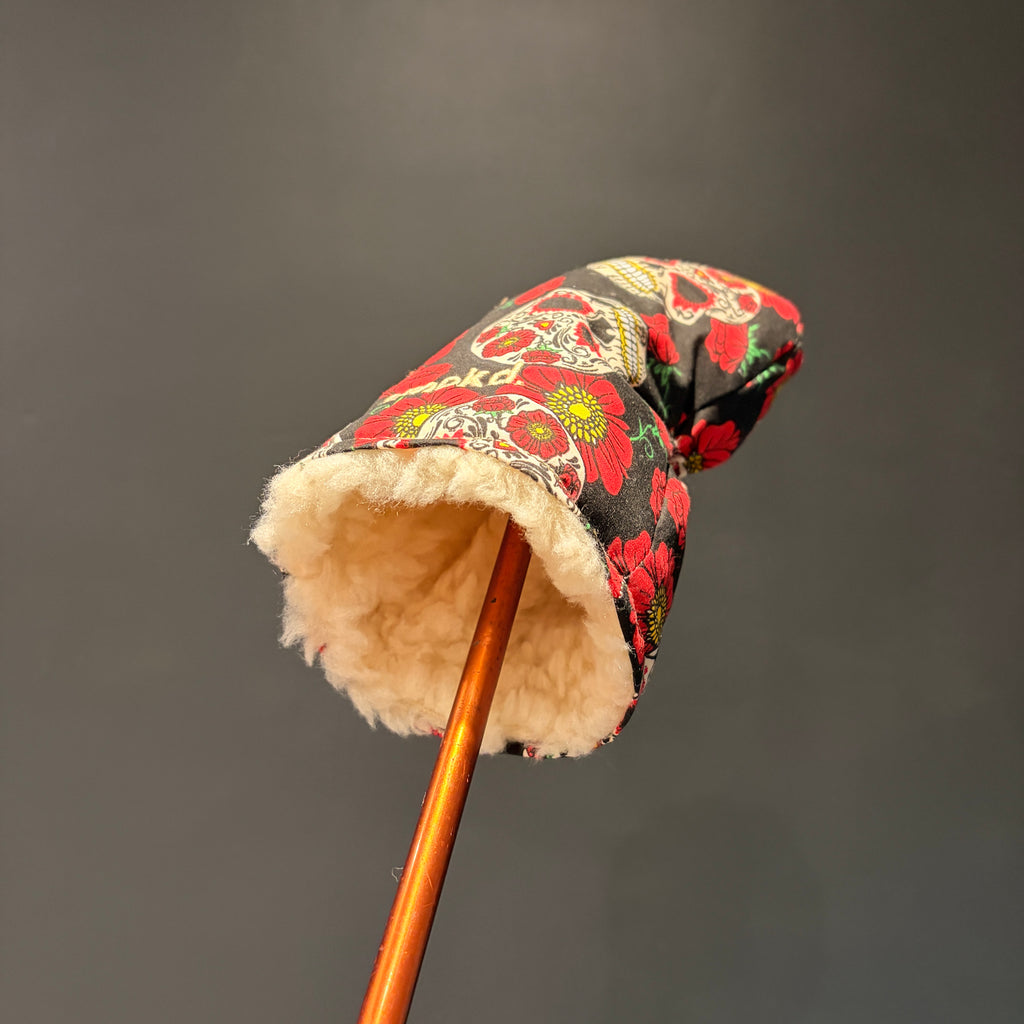 Fairway wood fitted headcover - Skulls & Roses